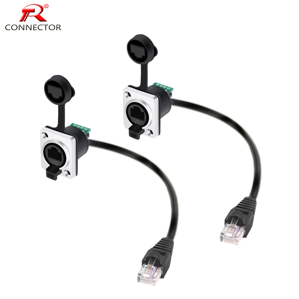 Tube Headphone Amplifier Otl - 1PC RJ45 8p8c 방수 커넥터, RJ45