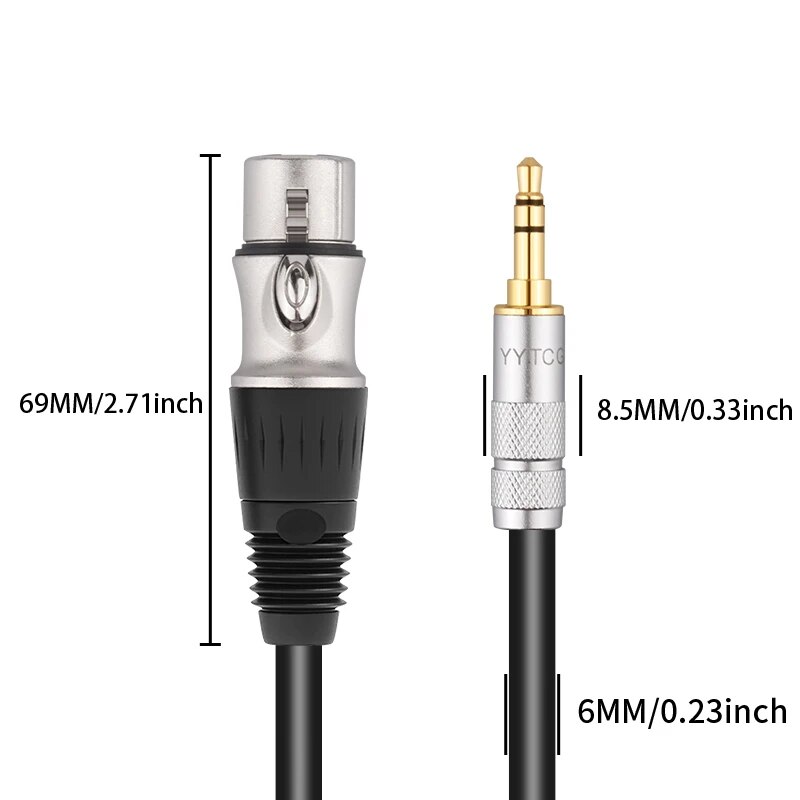 YYTCG XLR 3핀 수-3.5mm 스테레오 플러그  - Tube Headphone Amplifier Otl 리뷰 및 가격