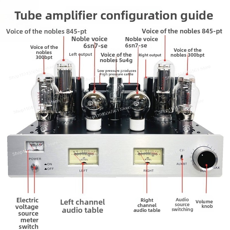 300B 진공관 앰프, 845 진공관을 사용한 싱글 엔 - Class A Tube Amplifier 845 리뷰 및 가격