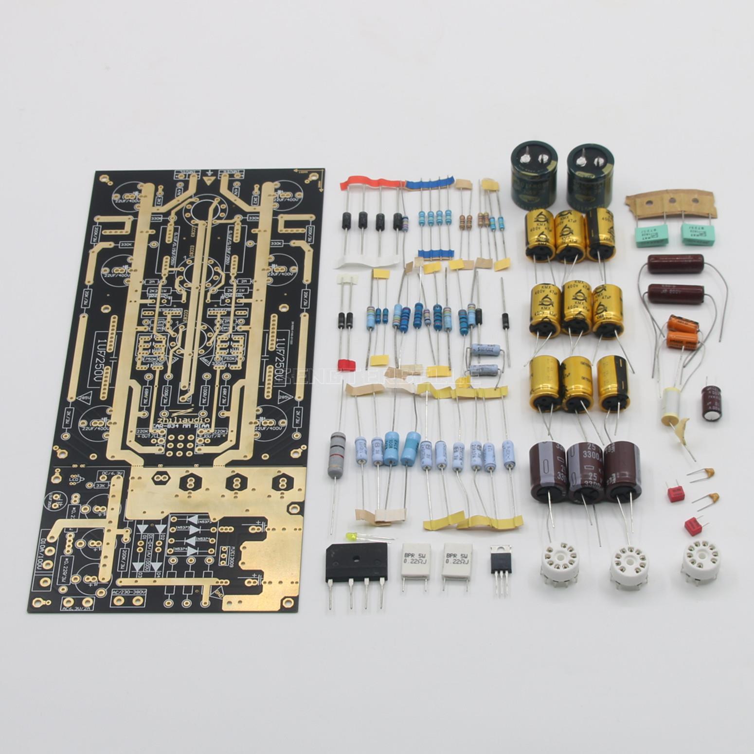 DIY 키트 조립식 MM RIAA 턴테이블 EAR834 - Tube Preamp 12Ax7 Phono 리뷰 및 가격