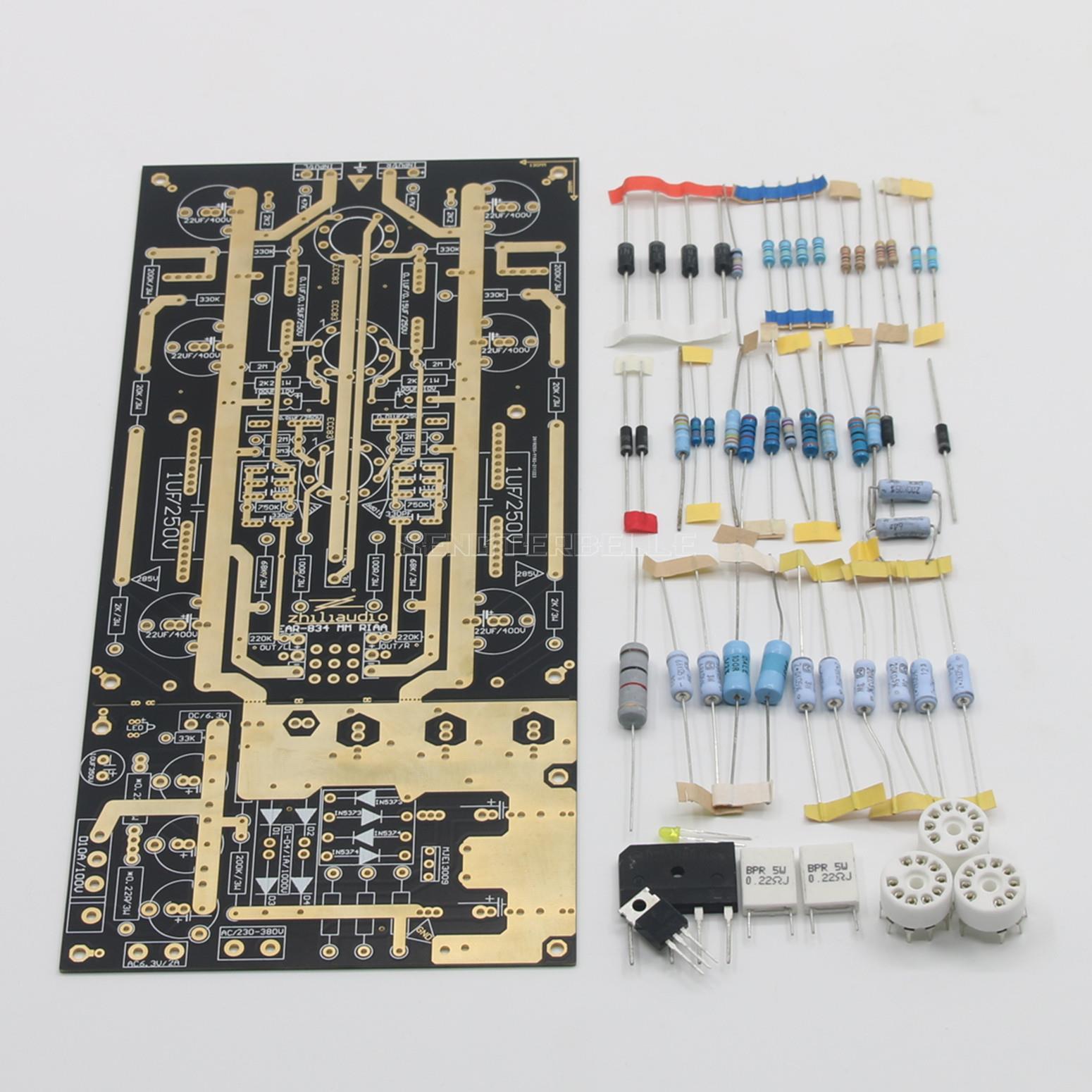 DIY 키트 조립식 MM RIAA 턴테이블 EAR834 - Tube Preamp 12Ax7 Phono 리뷰 및 가격