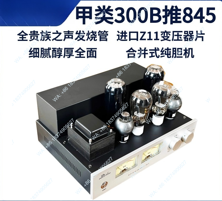 300B는 845 고출력 클래스 A 단일 종단 순수 진 - Class A Tube Amplifier 845 리뷰 및 가격