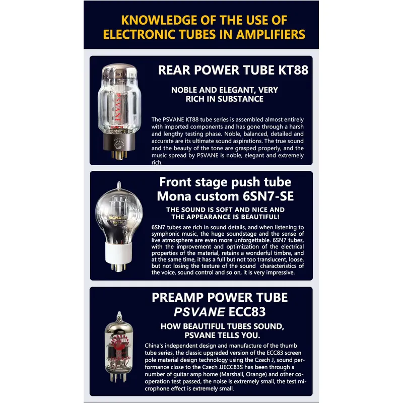 MONA 고출력 KT88 푸시풀 진공관 앰프 56Wx2 - Kt88 Tube Amplifier Push Pull 리뷰 및 가격