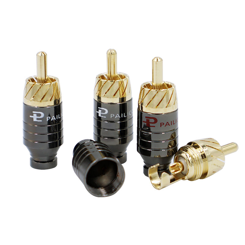 4Pcs 고급 납땜 RCA 플러그 잭 커넥터 스피커 오 - Tube Headphone Amplifier Otl 리뷰 및 가격