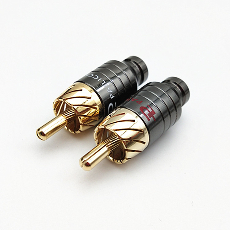 4Pcs 고급 납땜 RCA 플러그 잭 커넥터 스피커 오 - Tube Headphone Amplifier Otl 리뷰 및 가격